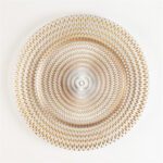 Wholesale Glass Charger Plate PZ-044 - Image 2